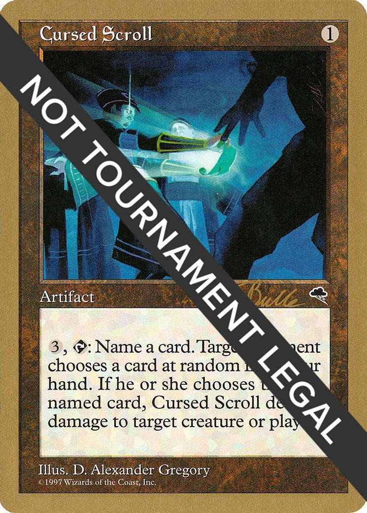 Image for Cursed Scroll - 1999 Kai Budde (TMP) [World Championship Decks] - Magic: The Gathering