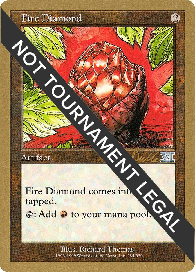 Image for Fire Diamond - 1999 Kai Budde (6ED) [World Championship Decks] - Magic: The Gathering