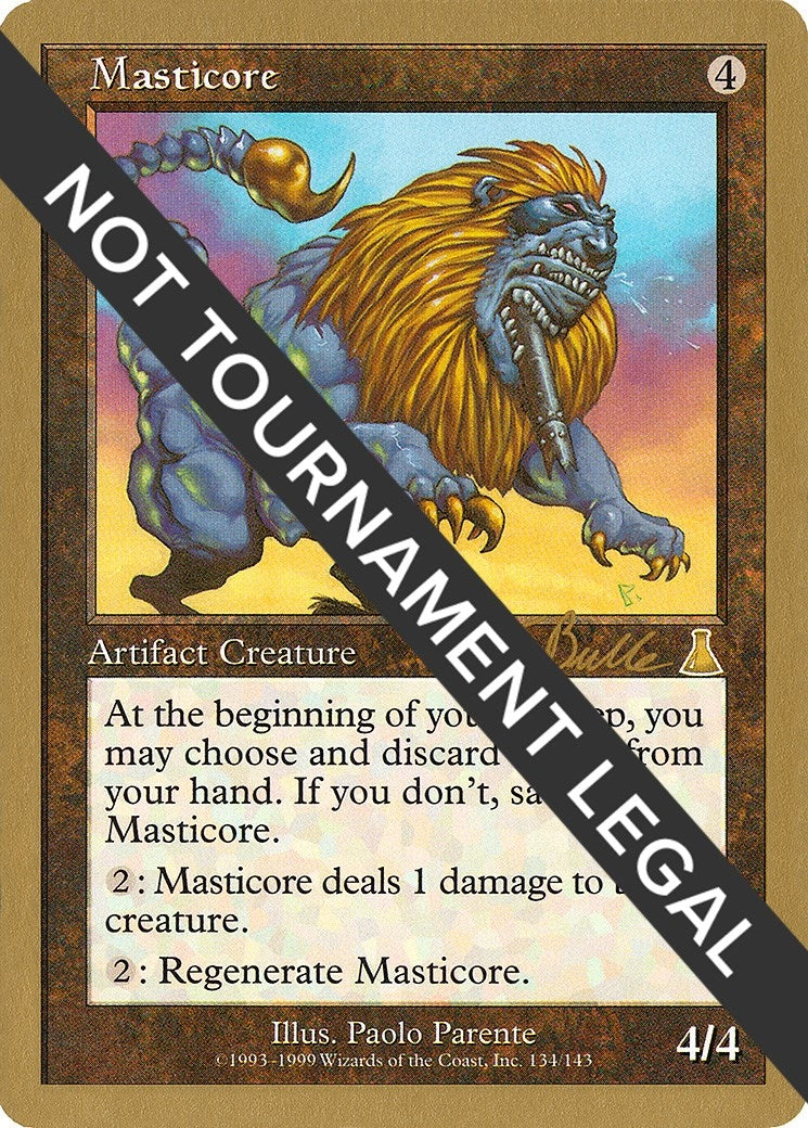 Image for Masticore - 1999 Kai Budde (UDS) [World Championship Decks] - Magic: The Gathering