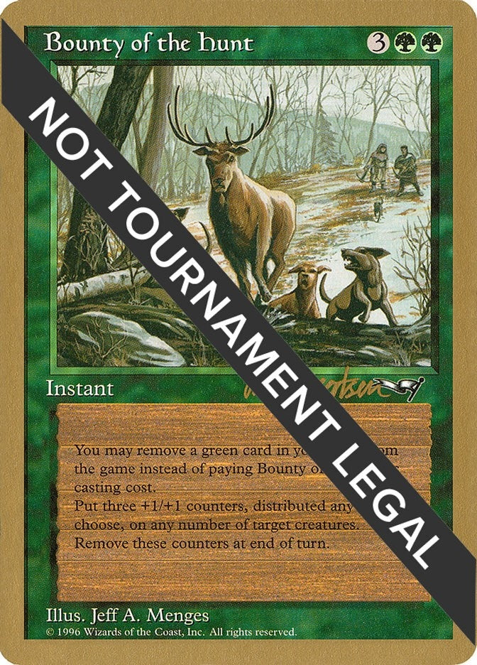 Image for Bounty of the Hunt - 1997 Svend Geertsen (ALL) (SB) [World Championship Decks] - Magic: The Gathering