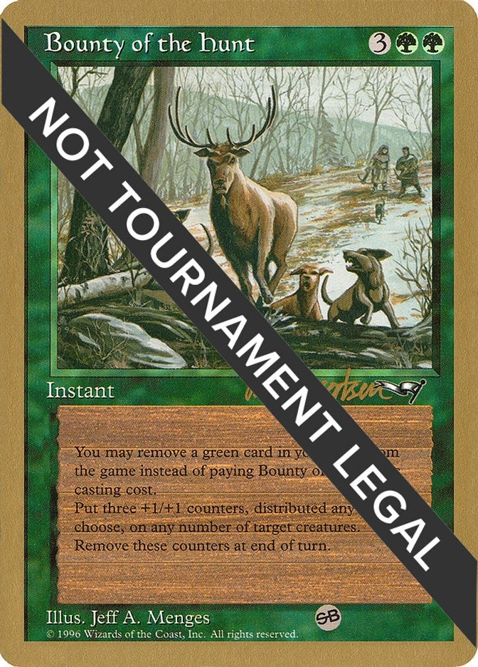 Image for Bounty of the Hunt - 1997 Svend Geertsen (ALL) [World Championship Decks] - Magic: The Gathering