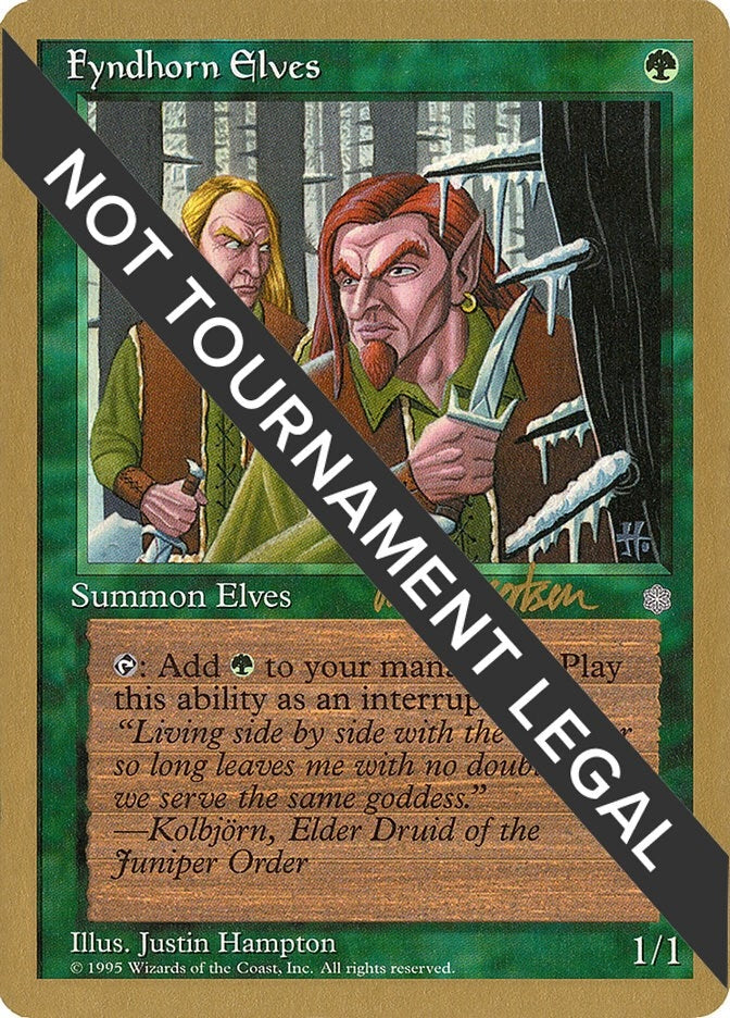Image for Fyndhorn Elves - 1997 Svend Geertsen (ICE) [World Championship Decks] - Magic: The Gathering