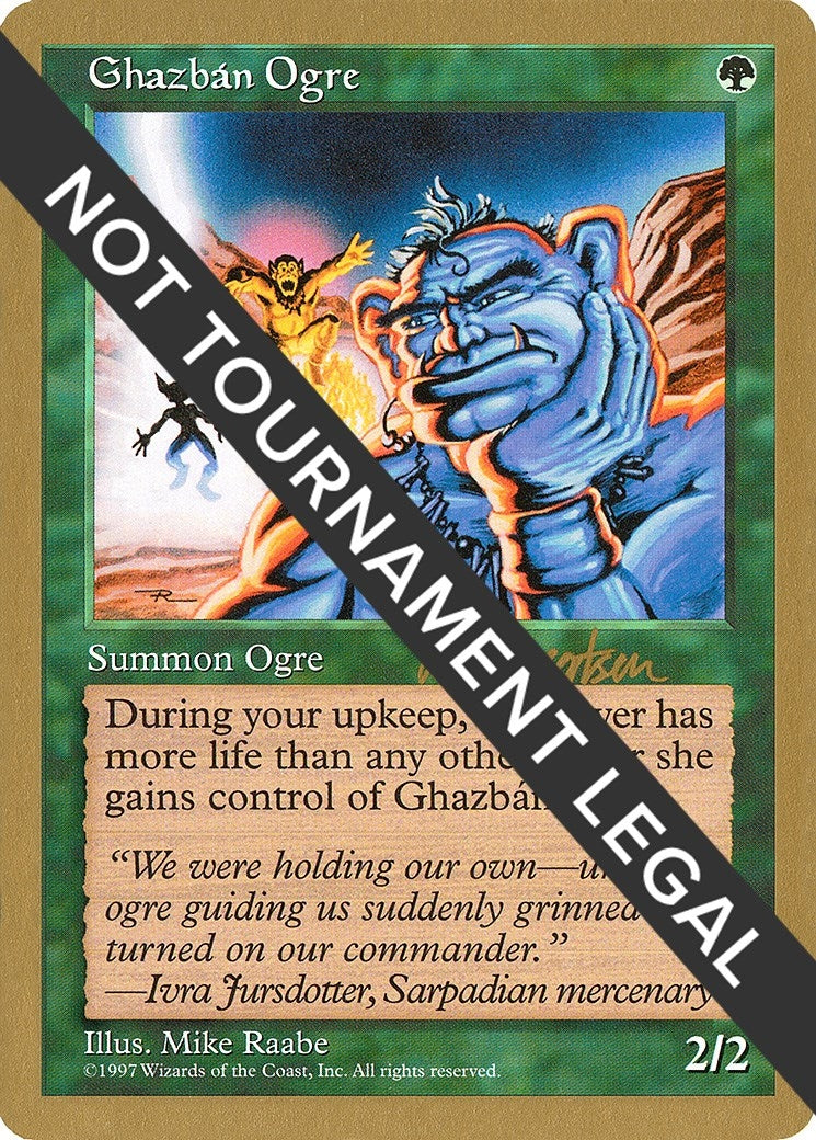 Image for Ghazban Ogre - 1997 Svend Geertsen (5ED) [World Championship Decks] - Magic: The Gathering