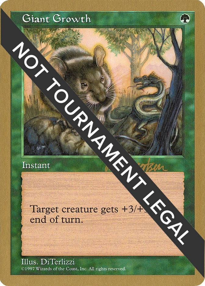 Image for Giant Growth - 1997 Svend Geertsen (5ED) [World Championship Decks] - Magic: The Gathering