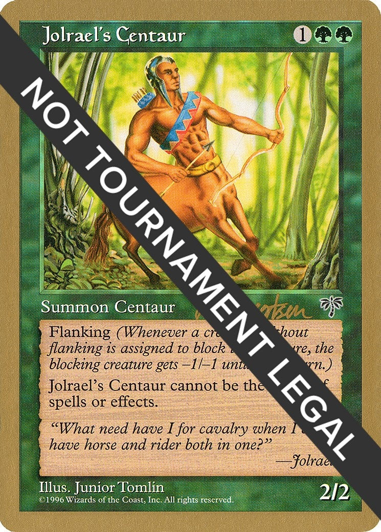 Image for Jolrael's Centaur - 1997 Svend Geertsen (MIR) [World Championship Decks] - Magic: The Gathering