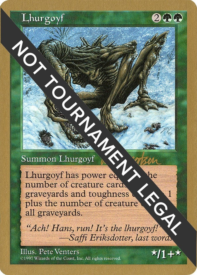 Image for Lhurgoyf - 1997 Svend Geertsen (5ED) [World Championship Decks] - Magic: The Gathering