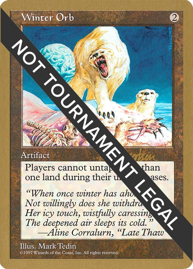 Image for Winter Orb - 1997 Svend Geertsen (5ED) [World Championship Decks] - Magic: The Gathering