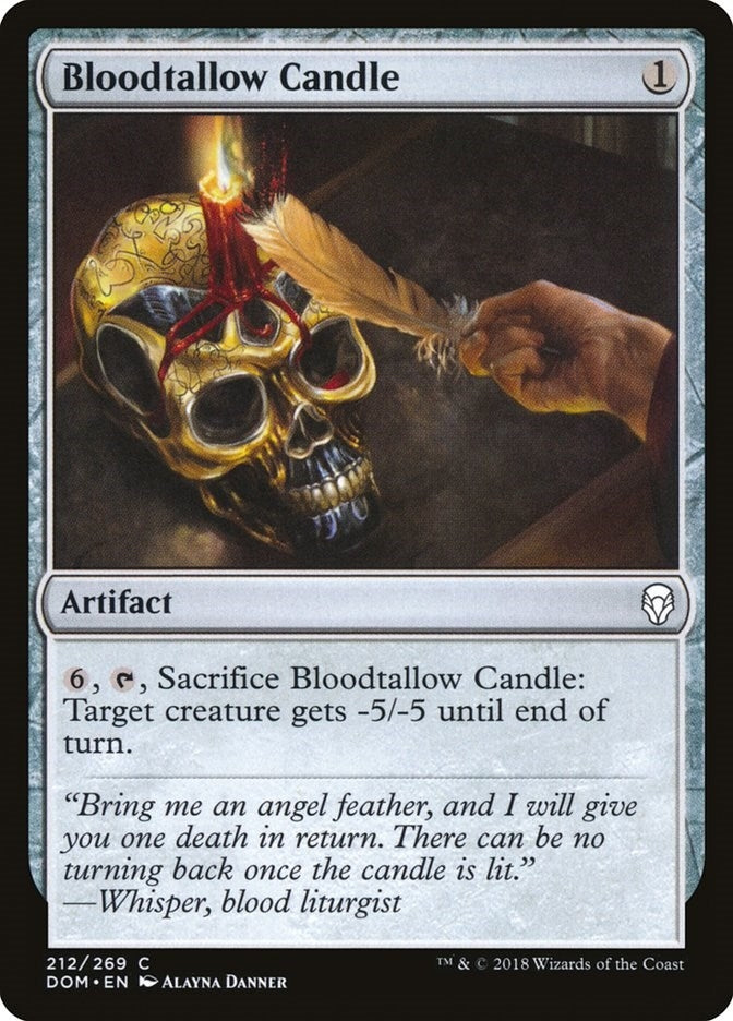 Image for Bloodtallow Candle (212) [Dominaria] - Magic: The Gathering