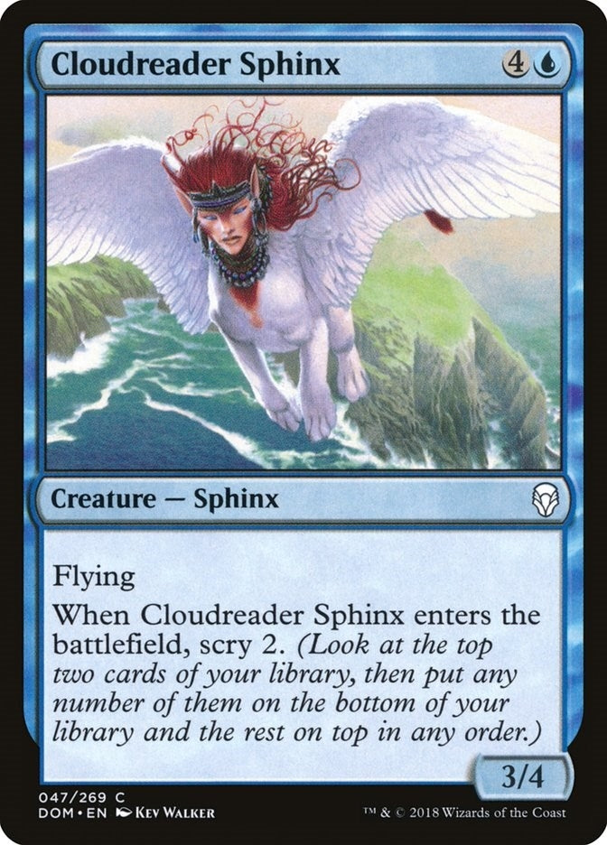 Image for Cloudreader Sphinx (47) [Dominaria] - Magic: The Gathering