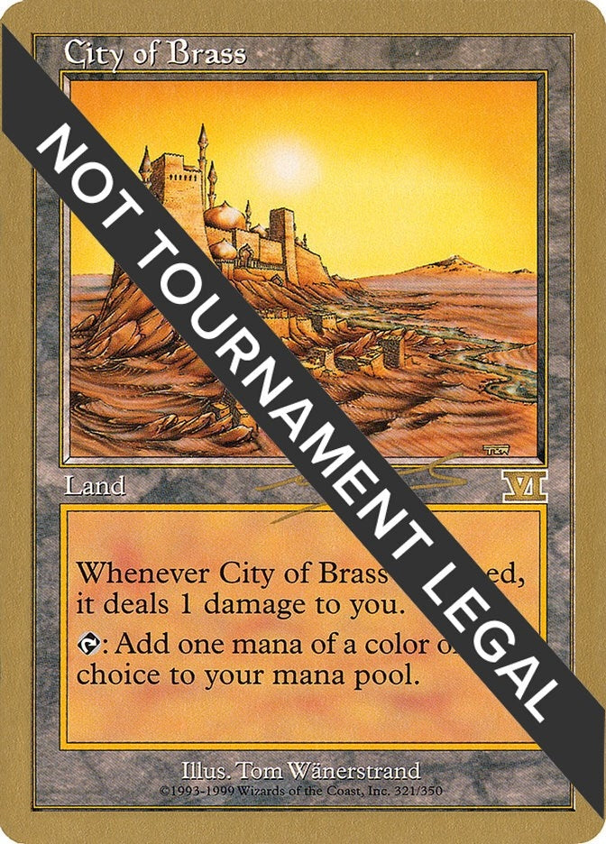 Image for City of Brass - 2000 Nicolas Labarre (6ED) [World Championship Decks] - Magic: The Gathering