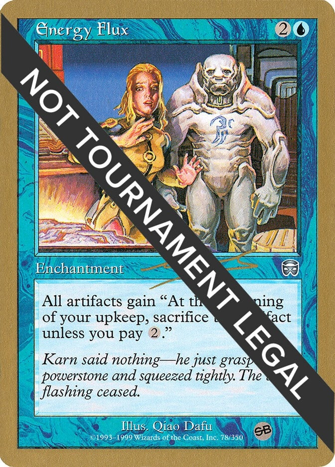 Image for Energy Flux - 2000 Nicolas Labarre (MMQ) (SB) [World Championship Decks] - Magic: The Gathering