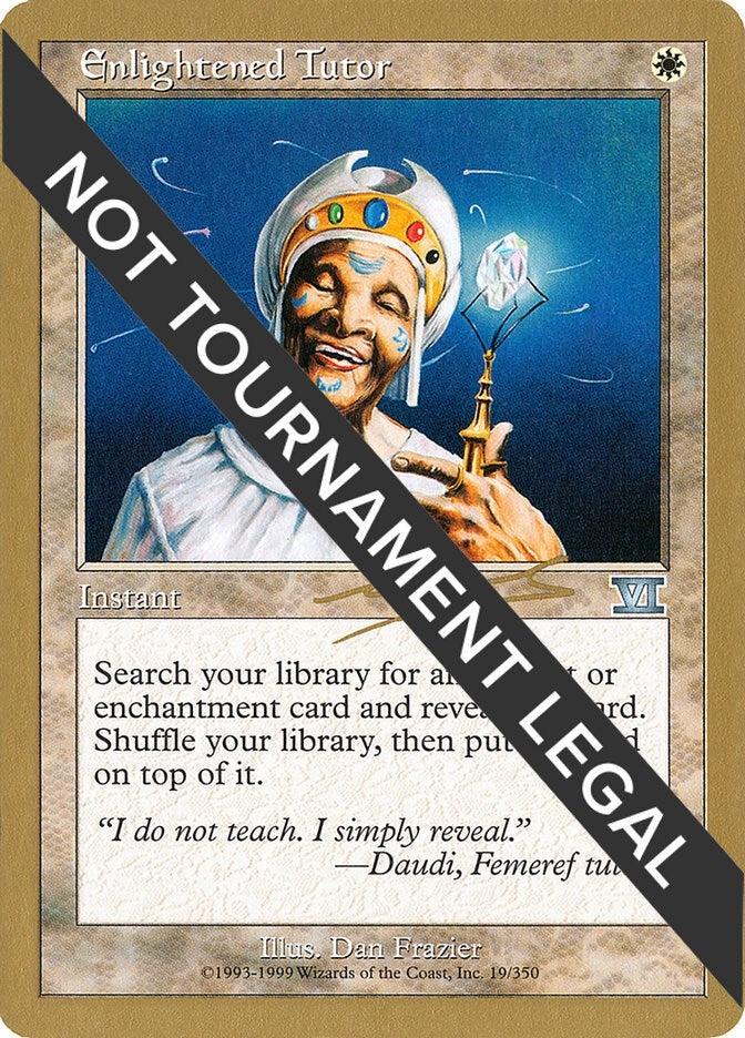 Image for Enlightened Tutor - 2000 Nicolas Labarre (6ED) [World Championship Decks] - Magic: The Gathering