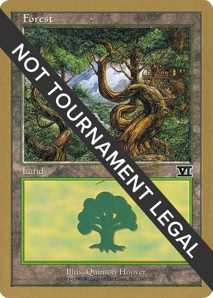 Image for Forest (347) - 2000 Nicolas Labarre (6ED) [World Championship Decks] - Magic: The Gathering