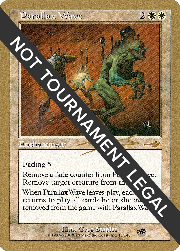 Image for Parallax Wave - 2000 Nicolas Labarre (NMS) (SB) [World Championship Decks] - Magic: The Gathering