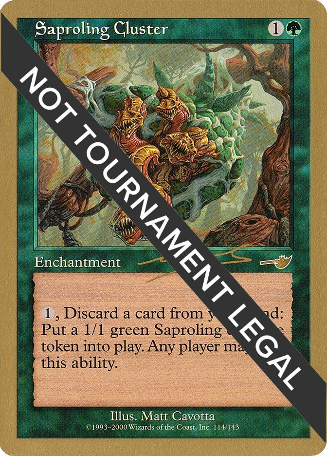 Image for Saproling Cluster - 2000 Nicolas Labarre (NMS) [World Championship Decks] - Magic: The Gathering