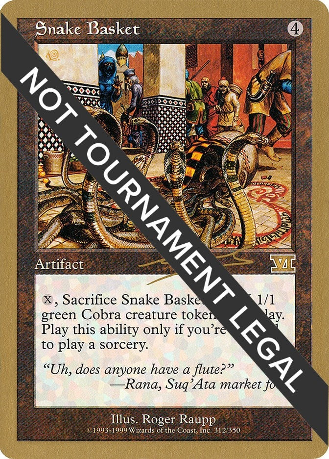 Image for Snake Basket - 2000 Nicolas Labarre (6ED) [World Championship Decks] - Magic: The Gathering