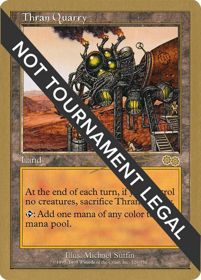 Image for Thran Quarry - 2000 Nicolas Labarre (USG) [World Championship Decks] - Magic: The Gathering