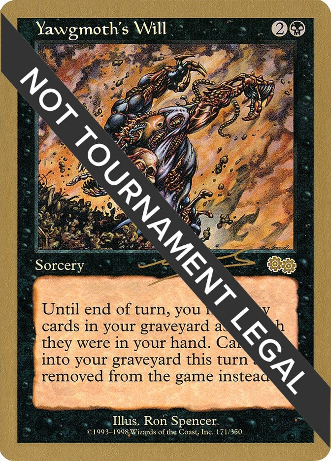 Image for Yawgmoth's Will - 2000 Nicolas Labarre (USG) [World Championship Decks] - Magic: The Gathering