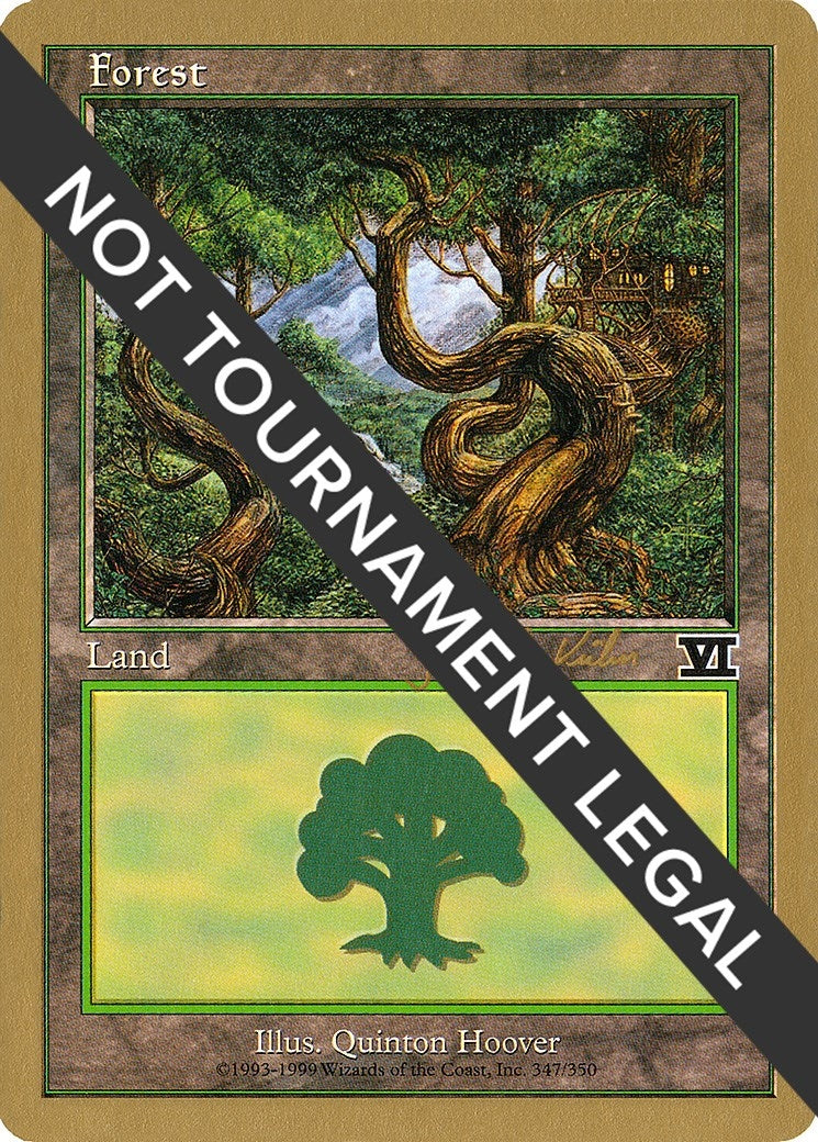 Image for Forest (347) - 2000 Janosch Kuhn (6ED) [World Championship Decks] - Magic: The Gathering