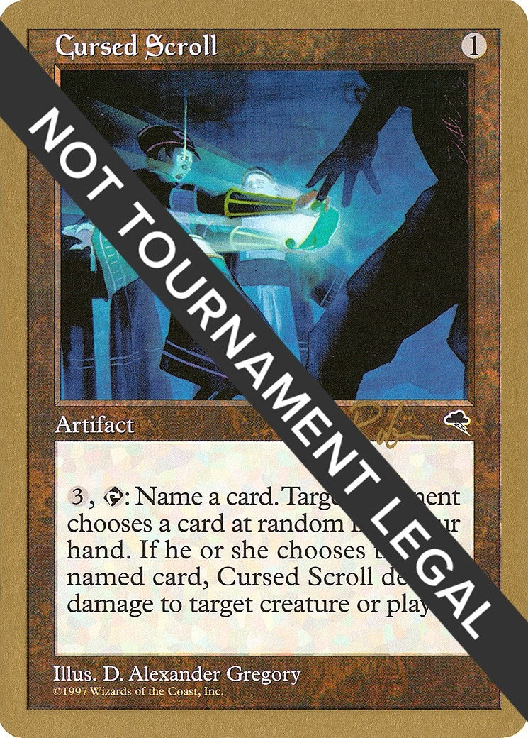 Image for Cursed Scroll - 1998 Ben Rubin (TMP) [World Championship Decks] - Magic: The Gathering