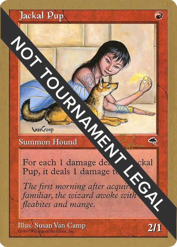 Image for Jackal Pup - 1998 Ben Rubin (TMP) [World Championship Decks] - Magic: The Gathering