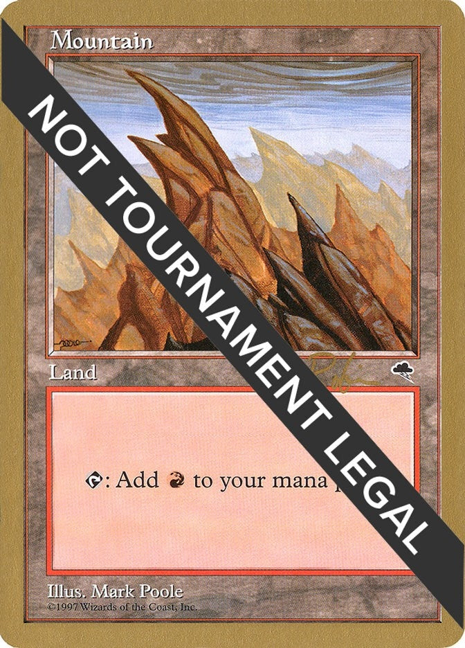 Image for Mountain (Left) - 1998 Ben Rubin (TMP) [World Championship Decks] - Magic: The Gathering