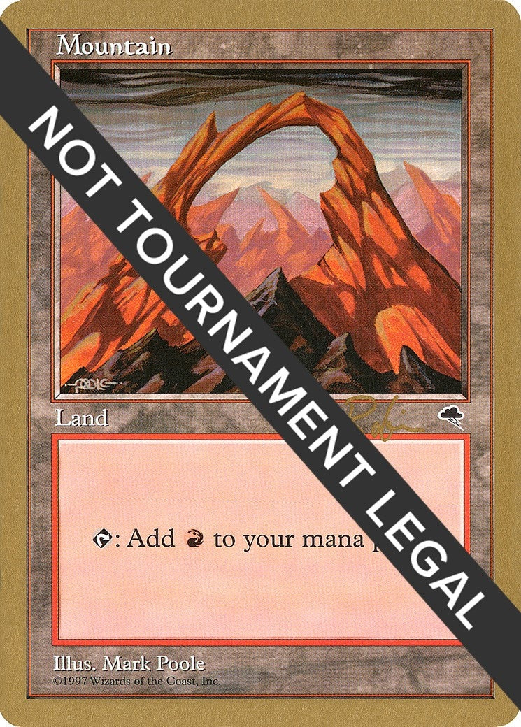 Image for Mountain (Joined) - 1998 Ben Rubin (TMP) [World Championship Decks] - Magic: The Gathering