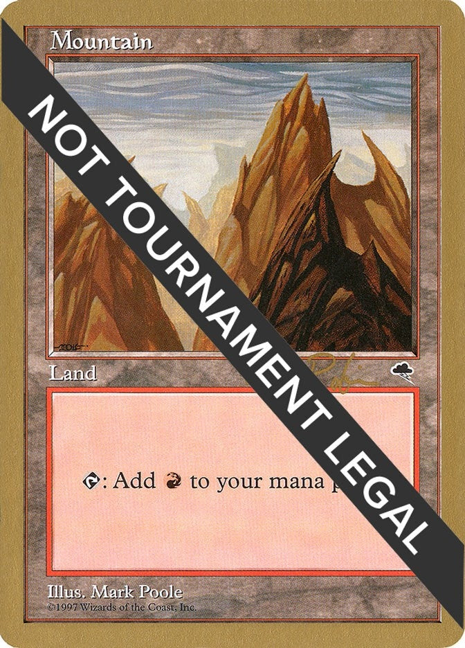 Image for Mountain (Vertical) - 1998 Ben Rubin (TMP) [World Championship Decks] - Magic: The Gathering