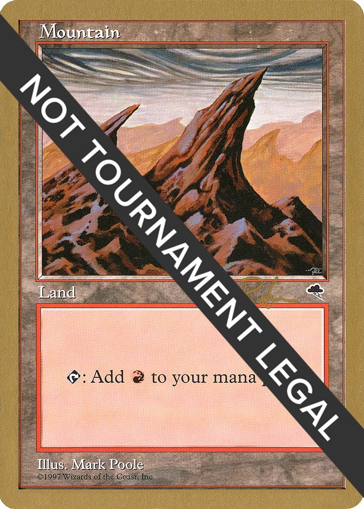 Image for Mountain (Right) - 1998 Ben Rubin (TMP) [World Championship Decks] - Magic: The Gathering
