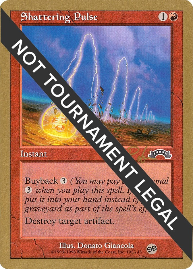 Image for Shattering Pulse - 1998 Ben Rubin (EXO) (SB) [World Championship Decks] - Magic: The Gathering
