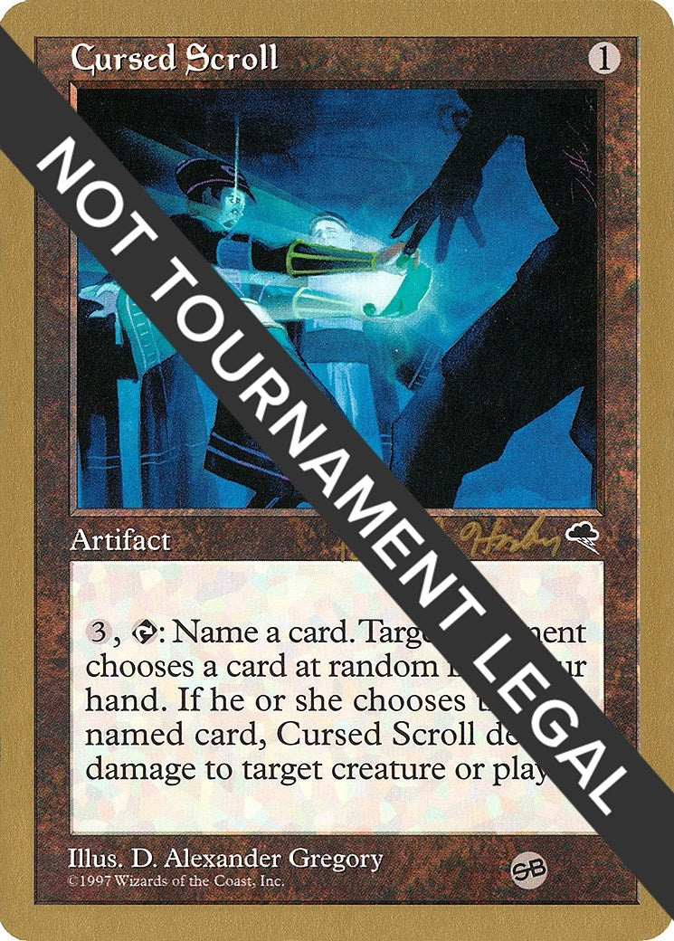 Image for Cursed Scroll - 1998 Brian Hacker (TMP) (SB) [World Championship Decks] - Magic: The Gathering