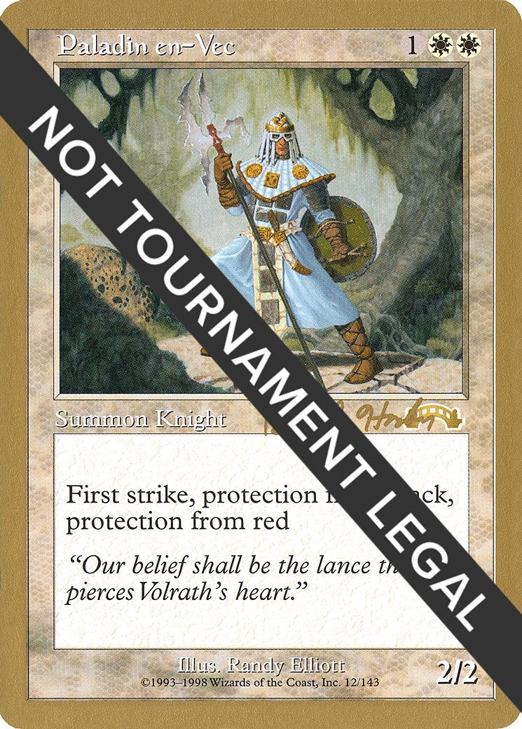 Image for Paladin en-Vec - 1998 Brian Hacker (EXO) [World Championship Decks] - Magic: The Gathering