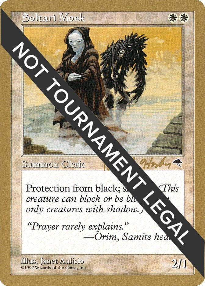 Image for Soltari Monk - 1998 Brian Hacker (TMP) [World Championship Decks] - Magic: The Gathering