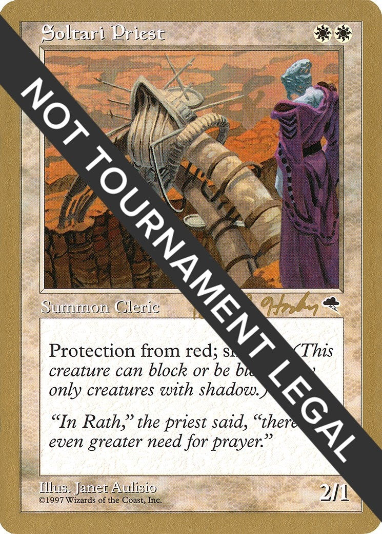 Image for Soltari Priest - 1998 Brian Hacker (TMP) [World Championship Decks] - Magic: The Gathering