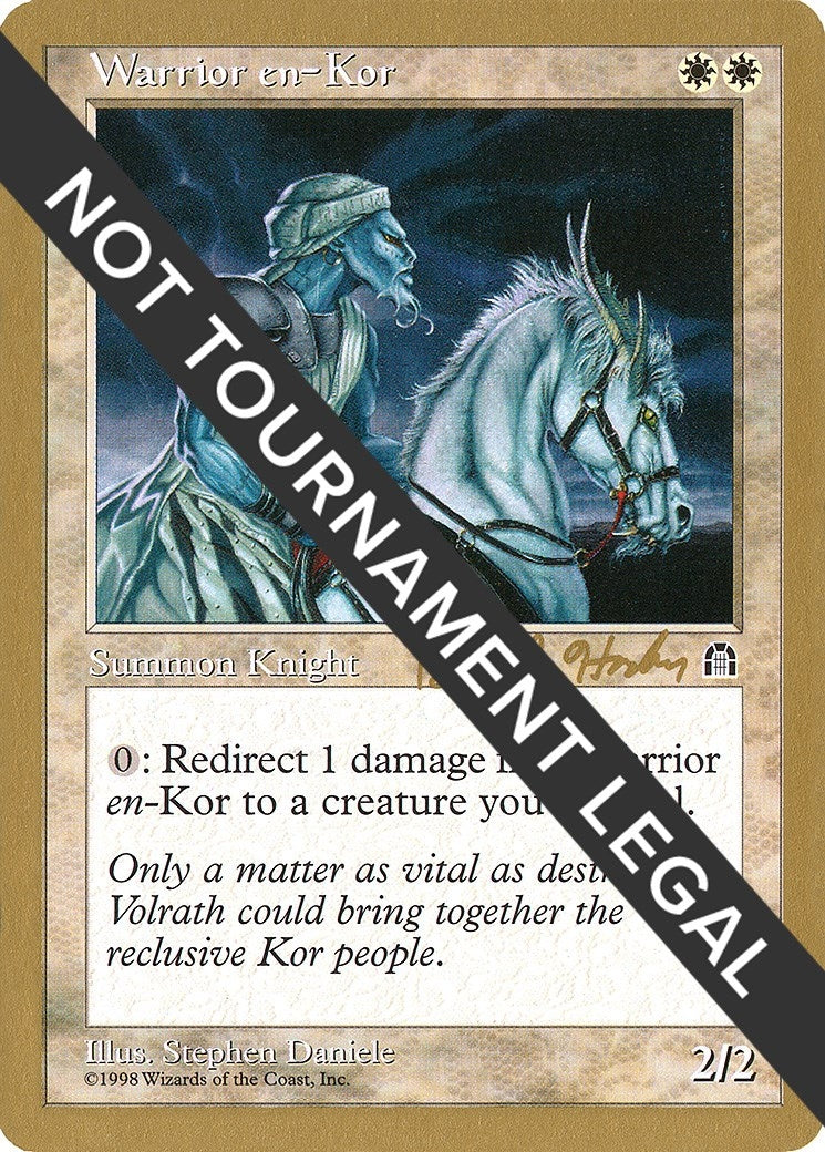 Image for Warrior en-Kor - 1998 Brian Hacker (STH) [World Championship Decks] - Magic: The Gathering
