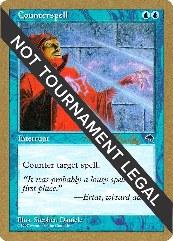 Image for Counterspell - 1998 Randy Buehler (TMP) [World Championship Decks] - Magic: The Gathering