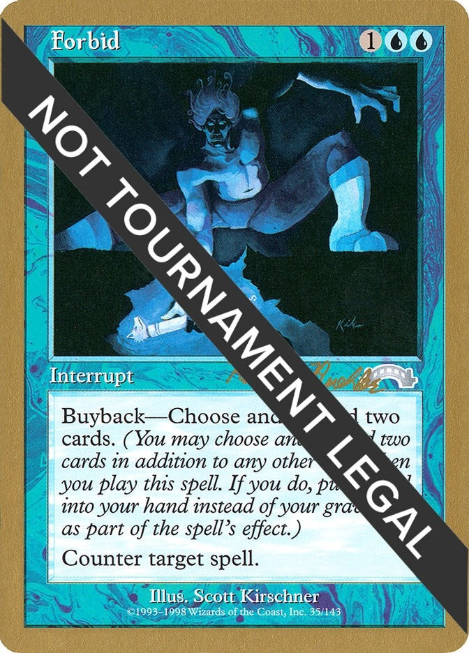 Image for Forbid - 1998 Randy Buehler (EXO) [World Championship Decks] - Magic: The Gathering