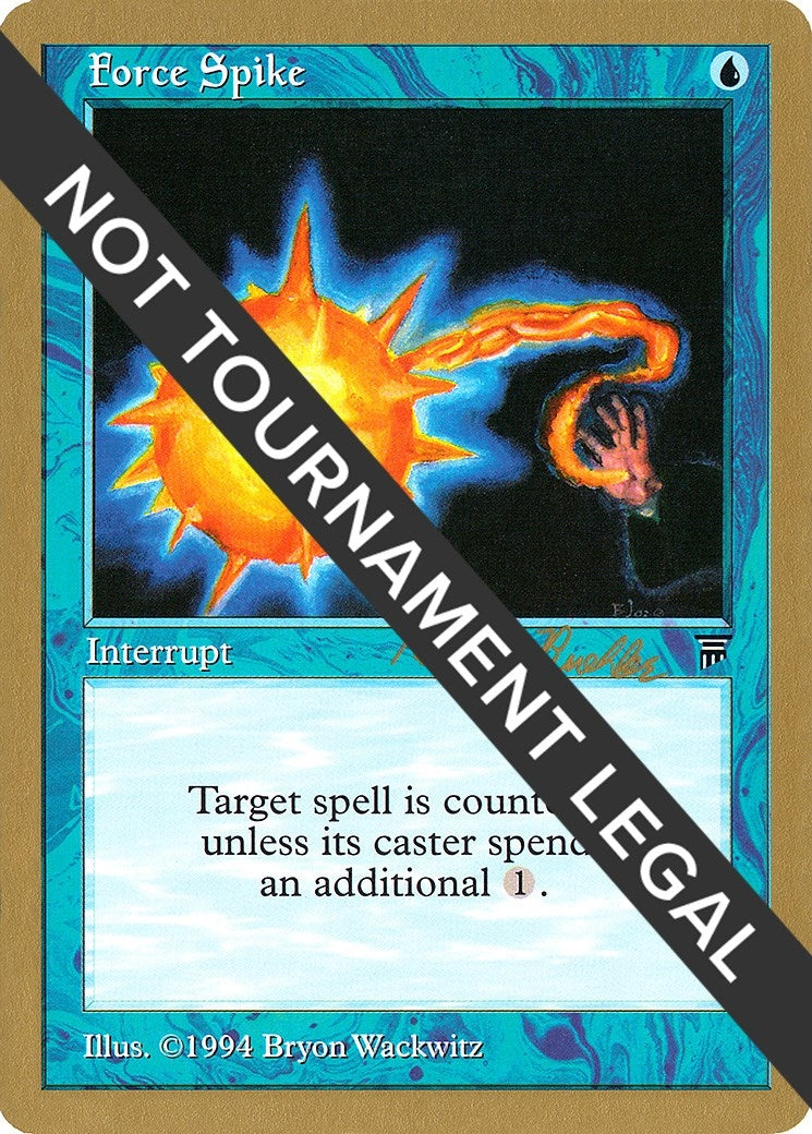 Image for Force Spike - 1998 Randy Buehler (LEG) [World Championship Decks] - Magic: The Gathering