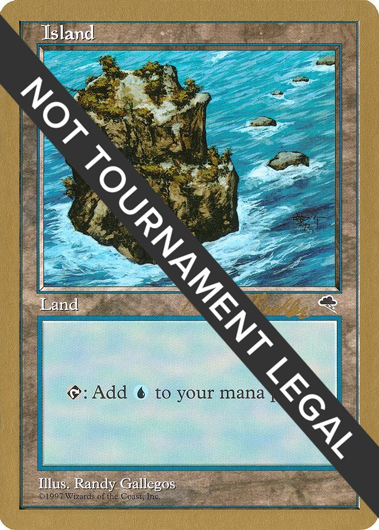 Image for Island (Rocky Path) - 1998 Randy Buehler (TMP) [World Championship Decks] - Magic: The Gathering