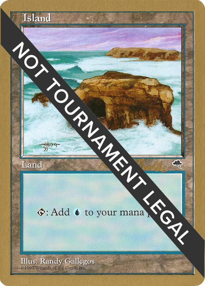 Image for Island (Crashing Waves) - 1998 Randy Buehler (TMP) [World Championship Decks] - Magic: The Gathering