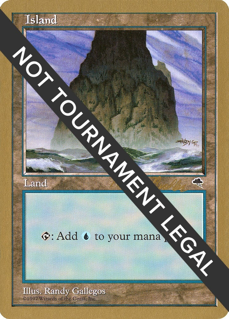 Image for Island (Spire) - 1998 Randy Buehler (TMP) [World Championship Decks] - Magic: The Gathering