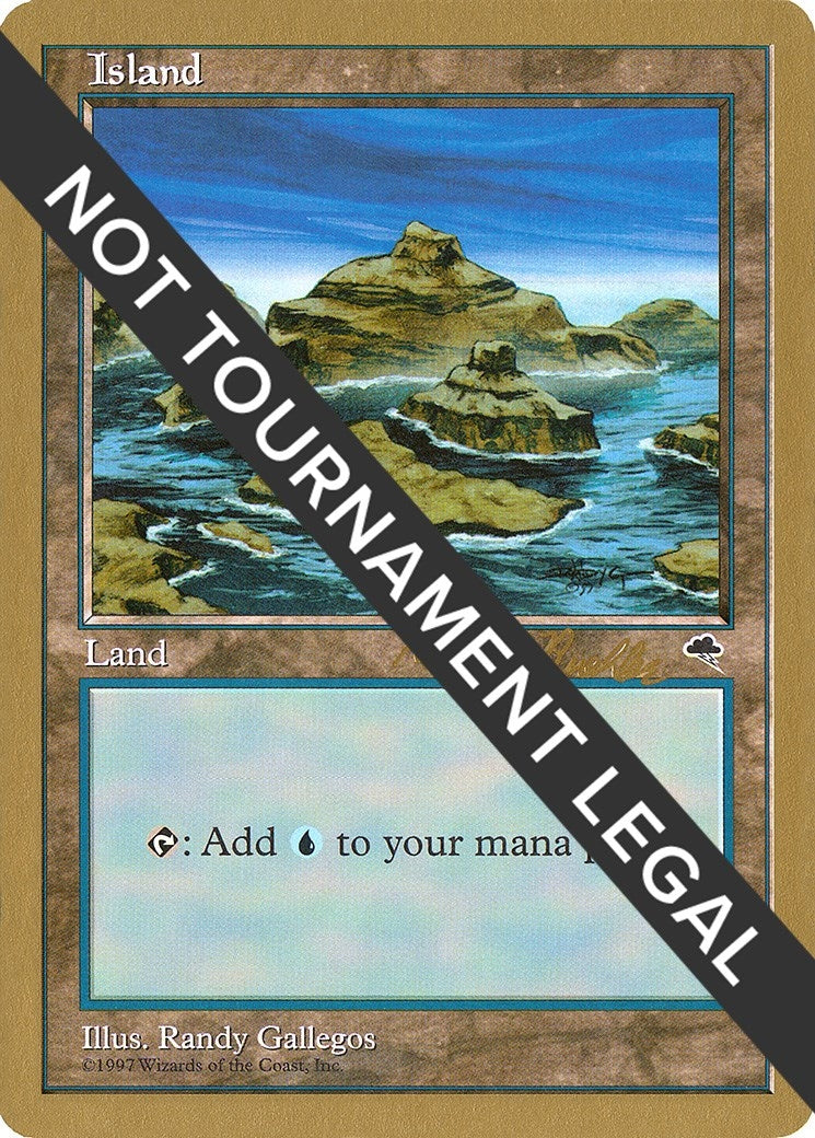 Image for Island (Inlet) - 1998 Randy Buehler (TMP) [World Championship Decks] - Magic: The Gathering