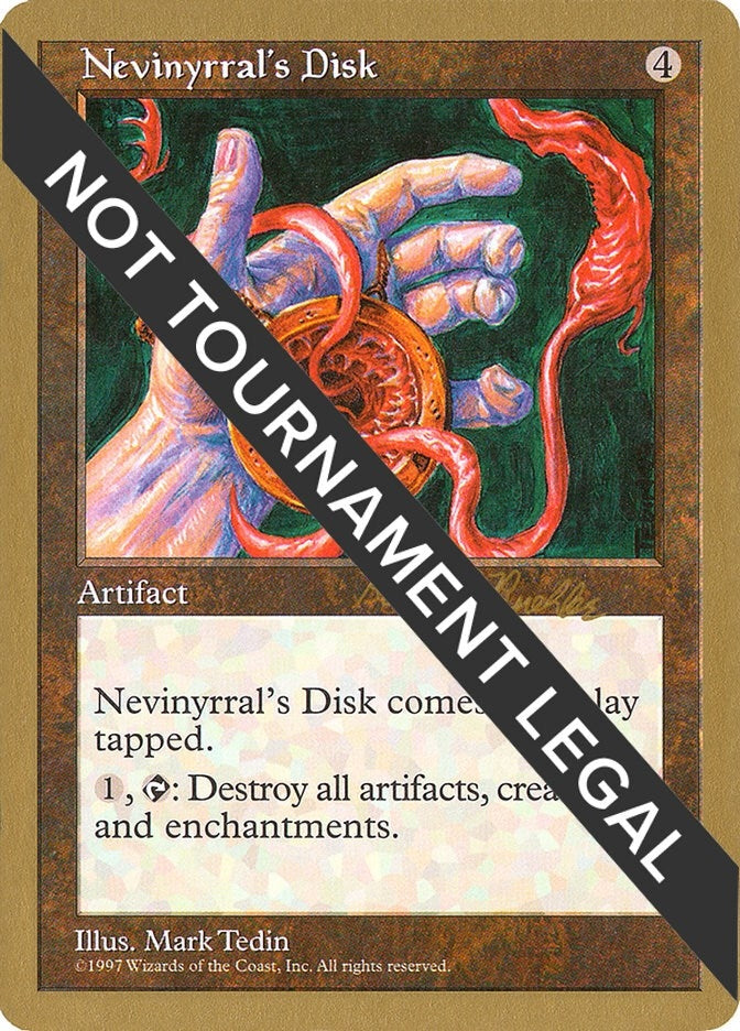 Image for Nevinyrral's Disk - 1998 Randy Buehler (5ED) [World Championship Decks] - Magic: The Gathering
