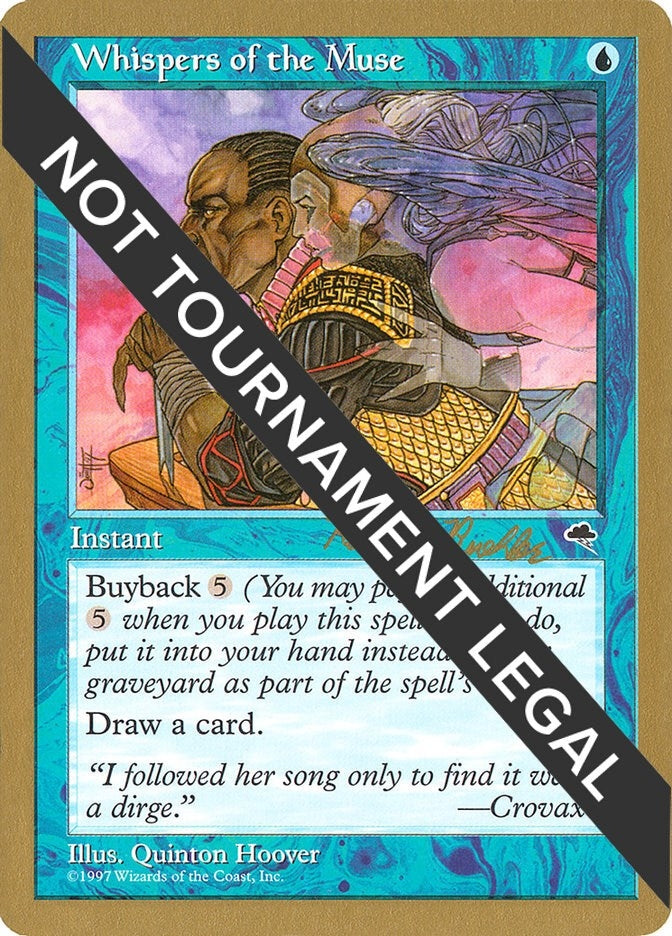 Image for Whispers of the Muse - 1998 Randy Buehler (TMP) [World Championship Decks] - Magic: The Gathering