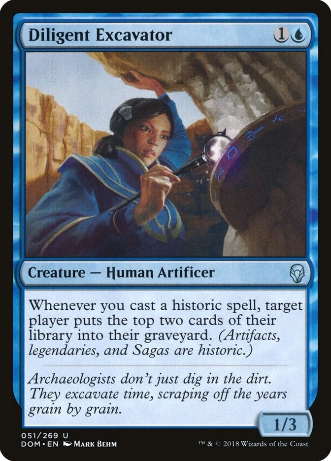 Image for Diligent Excavator (51) [Dominaria] - Magic: The Gathering