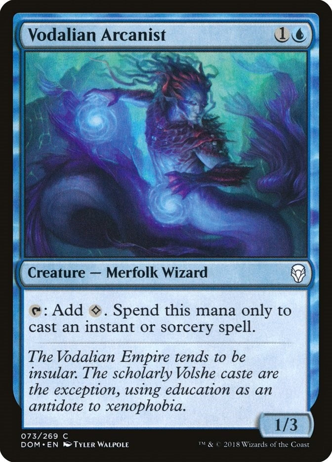 Image for Vodalian Arcanist (73) [Dominaria] - Magic: The Gathering