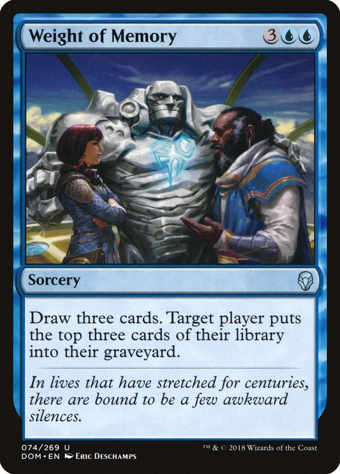 Image for Weight of Memory (74) [Dominaria] - Magic: The Gathering
