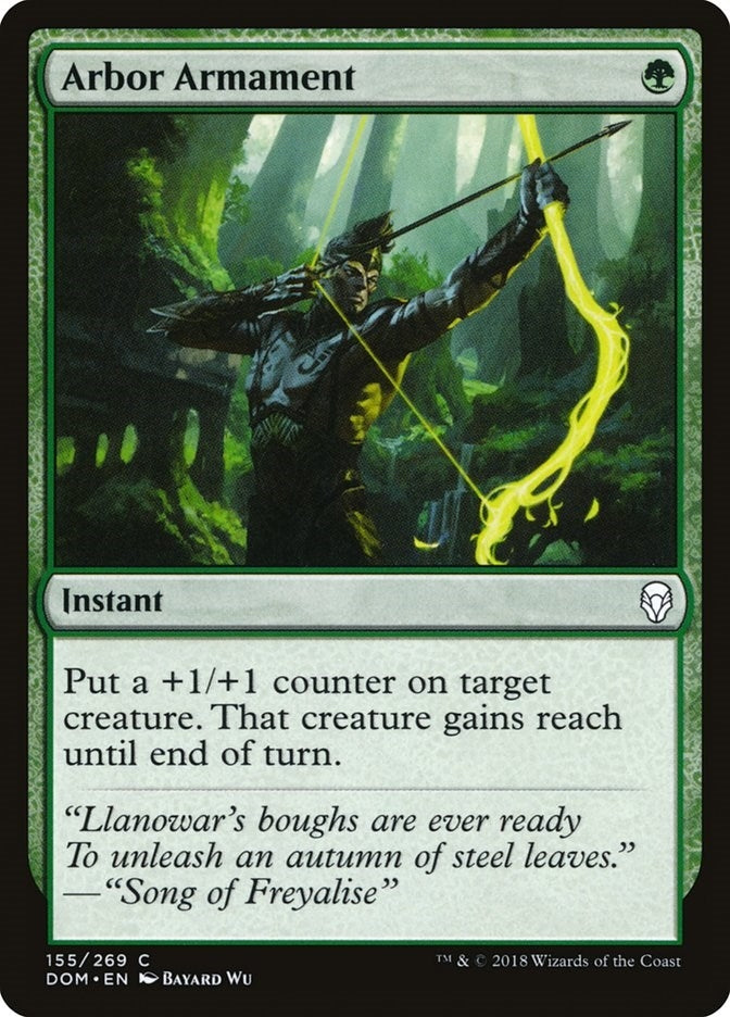 Image for Arbor Armament (155) [Dominaria] - Magic: The Gathering
