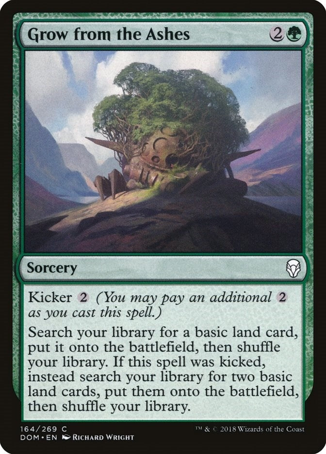 Image for Grow from the Ashes (164) [Dominaria] - Magic: The Gathering