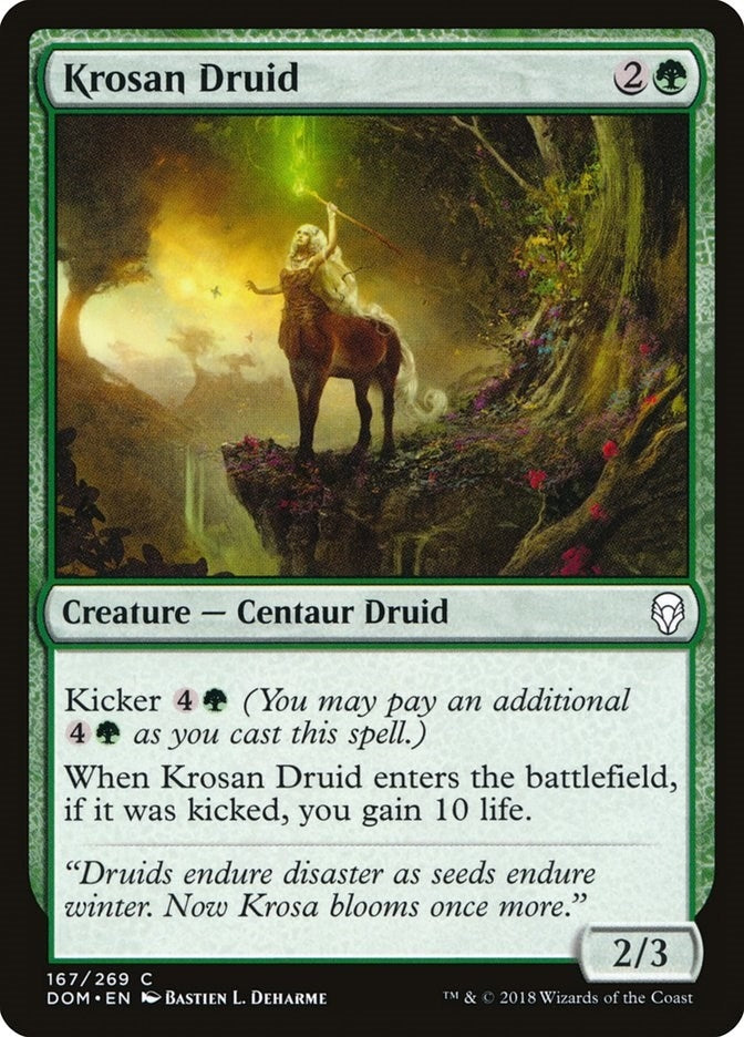 Image for Krosan Druid (167) [Dominaria] - Magic: The Gathering